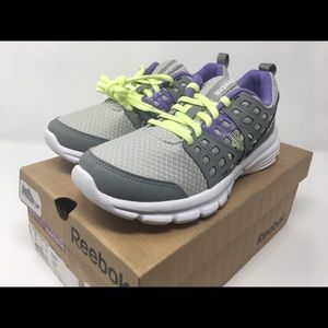 Reebok Speed Rise Steele Gray Orchid Citrus Sz 5M